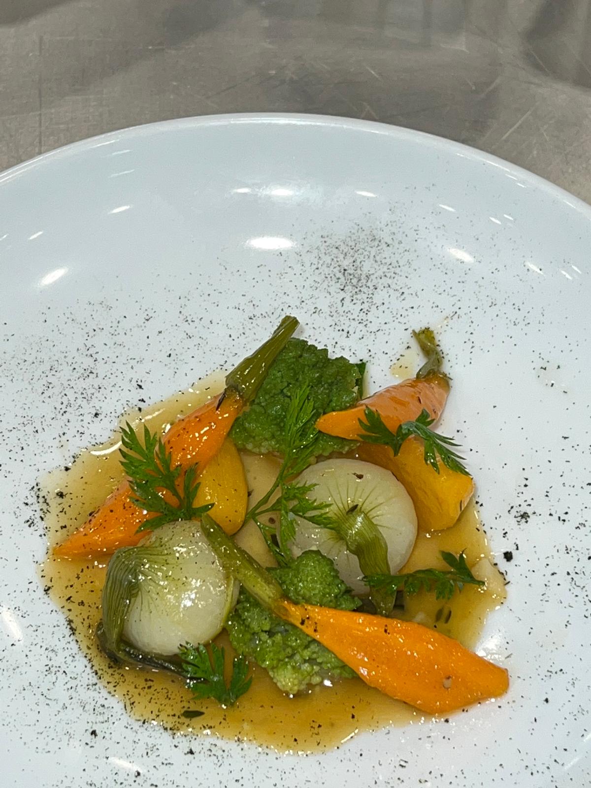 Légumes glacés au jus